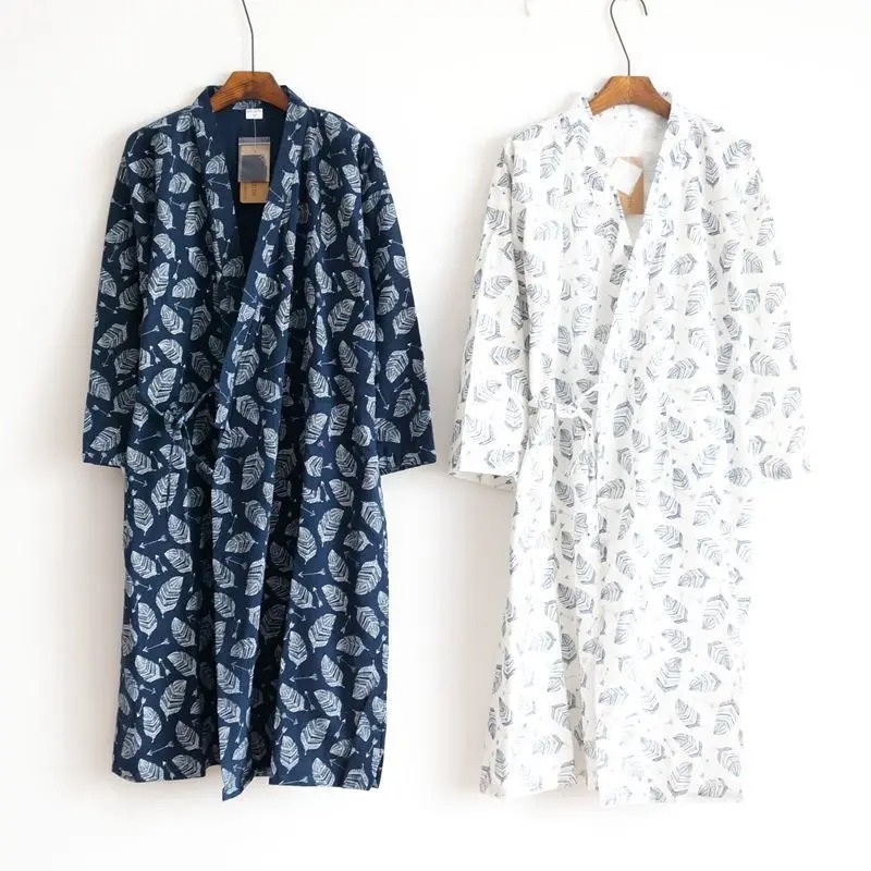 Men’s Fashion Home Wear Cotton Nightgown