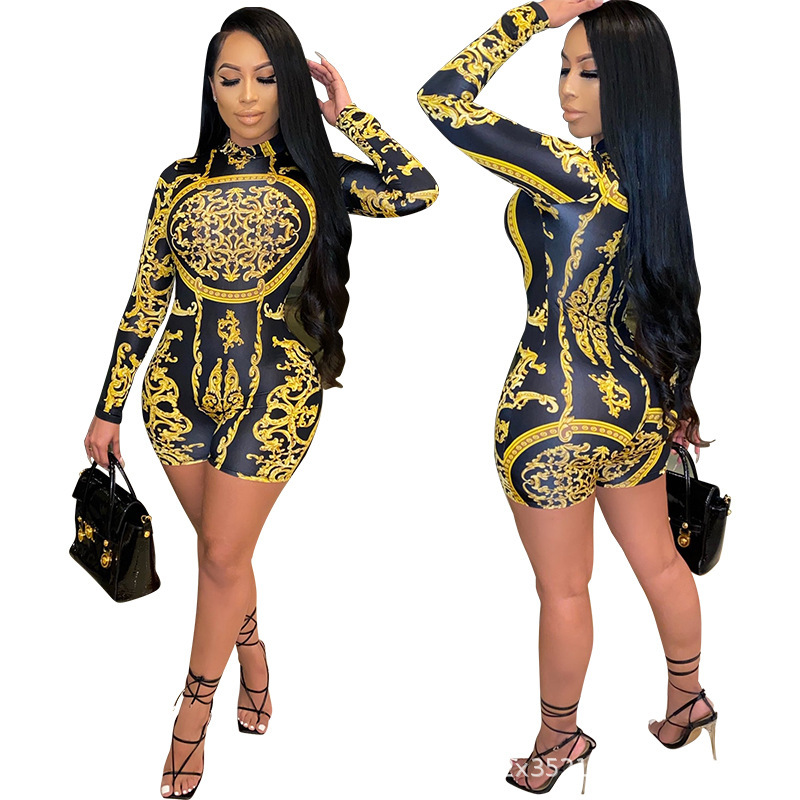 Women’s Digital Print Jumpsuit