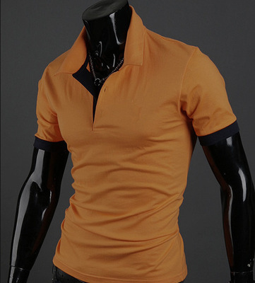 Men’s Polo Fir Contrast Simple T-Shirt