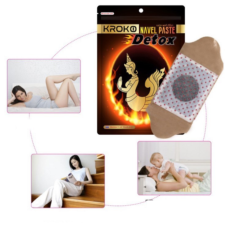 Slimming fat burning navel stickers