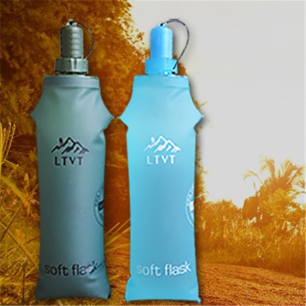 Sports soft water bottle