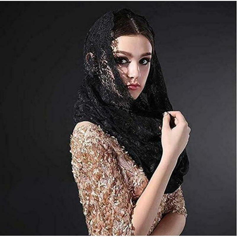 Various Vintage Women’s Lace Veil Wedding Bridal Headscarf