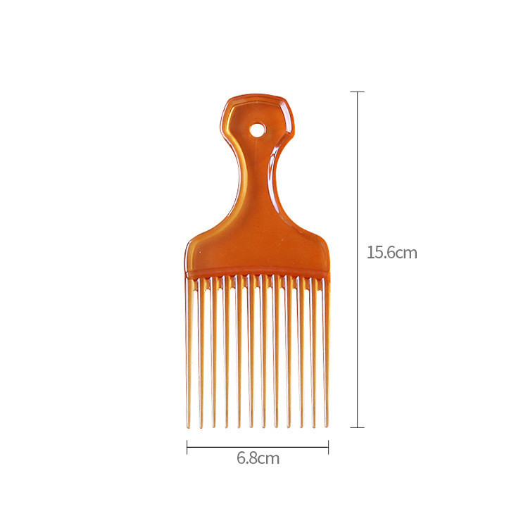 Wide face big tooth pick comb