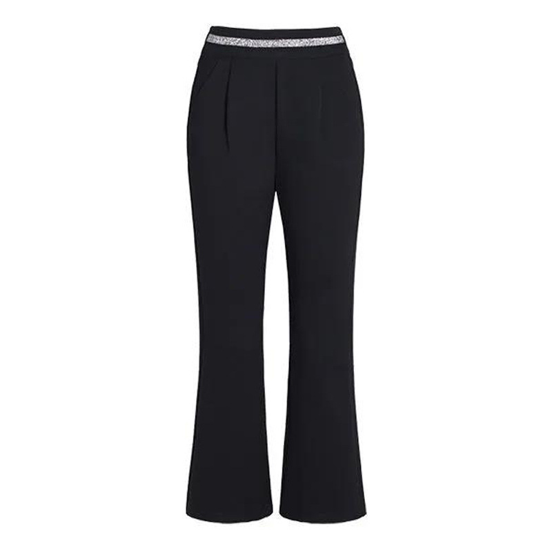 High-Waisted, Loose Elastic Drape, Slimming And High-Casual Bootcut Trousers