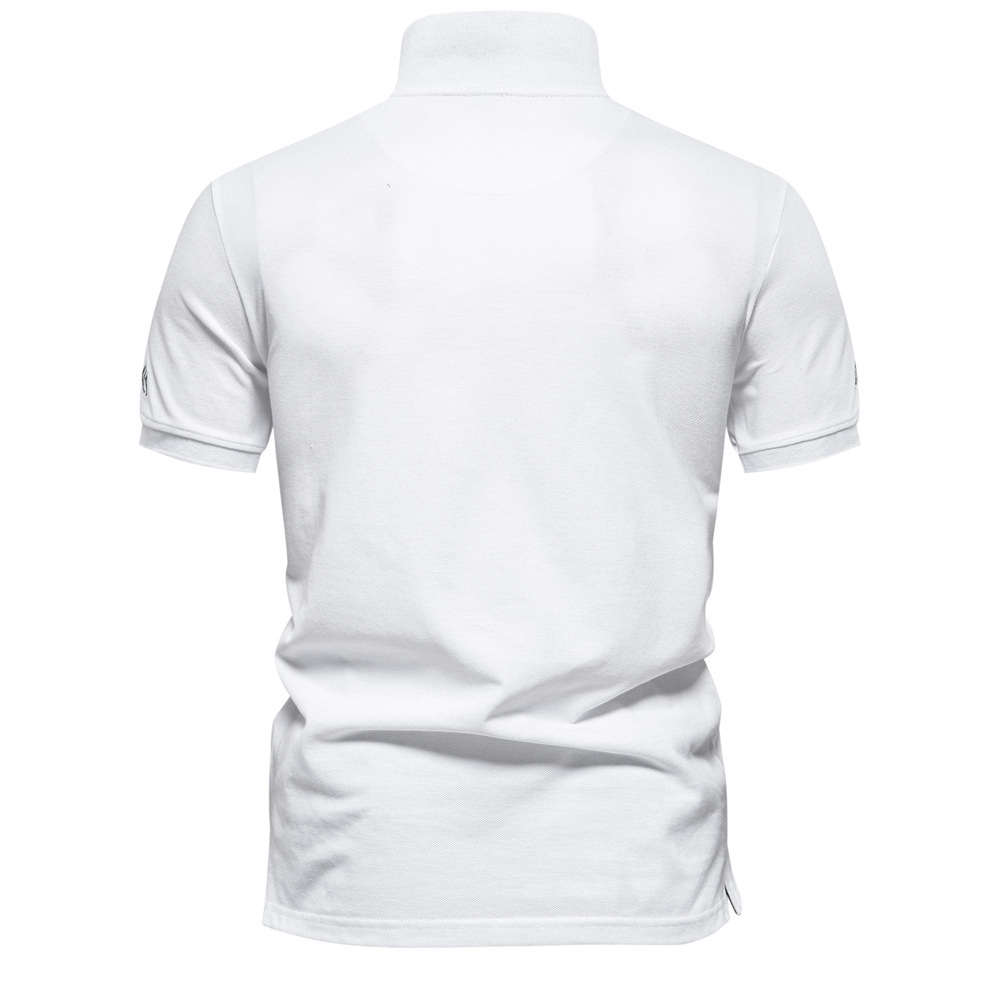 Casual Embroidered Men’s Breathable Short Sleeve