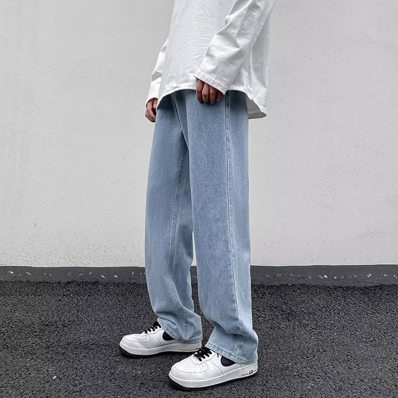 Men’s Fashion Loose Straight Casual Trousers