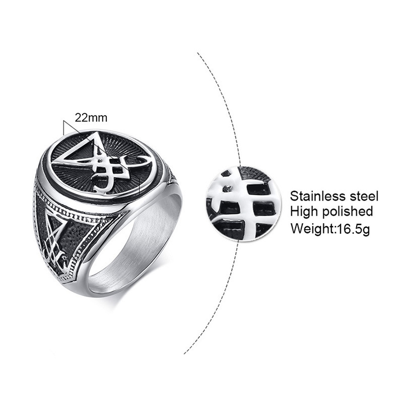 Men’s Steel Titanium Steel Ring