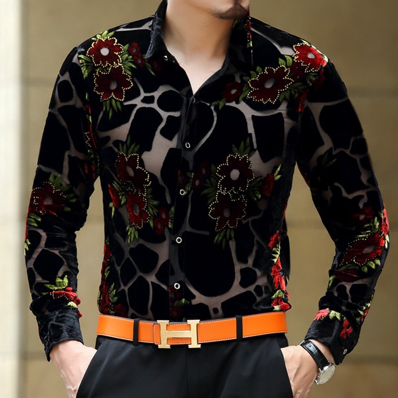 Long Sleeve Shirt Slim Fashion Men