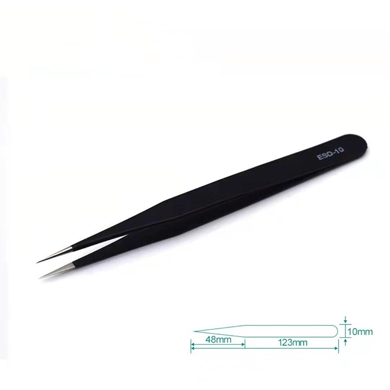 Stainless Steel Antistatic Pointed Tweezers