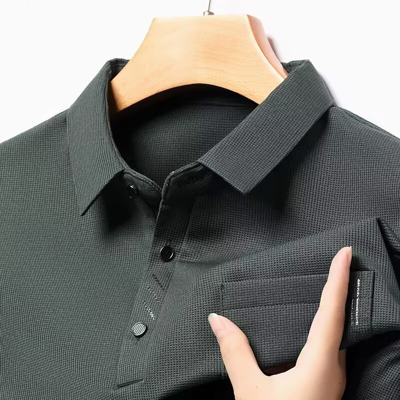 Men’s Long Sleeve Cotton Casual Bottoming Shirt