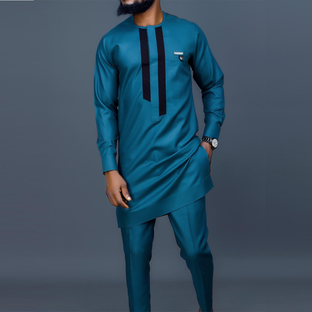 African Ethnic Style Men’s Casual 2-piece Set