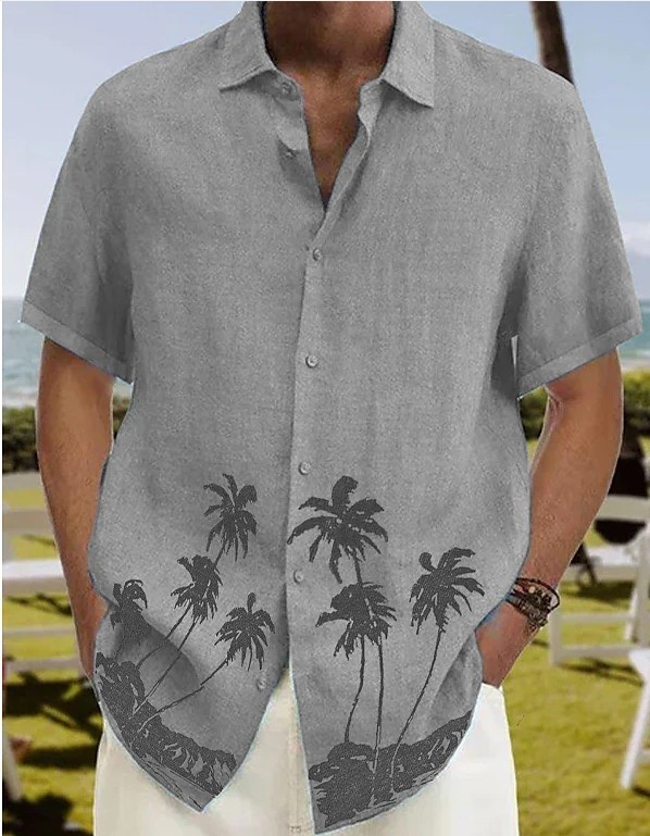 Men’s Summer Fashion Trend Beach Casual Short Sleeve