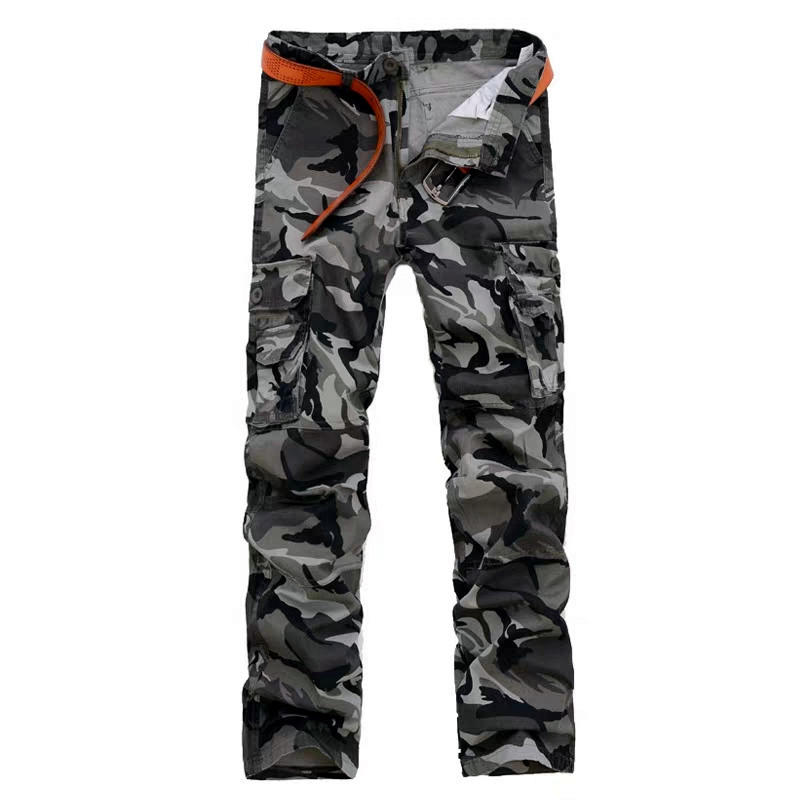 Camouflage Trousers Outdoor Multi-pocket Casual Loose Men’s Trousers