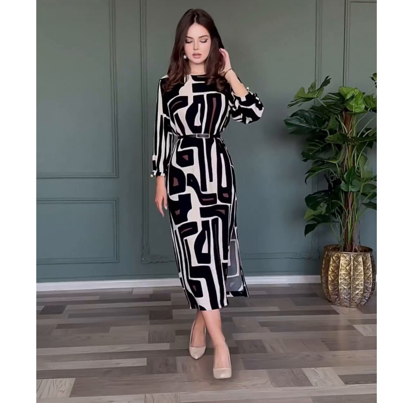 Fashion Printing Elegant Graceful Women’s Dress