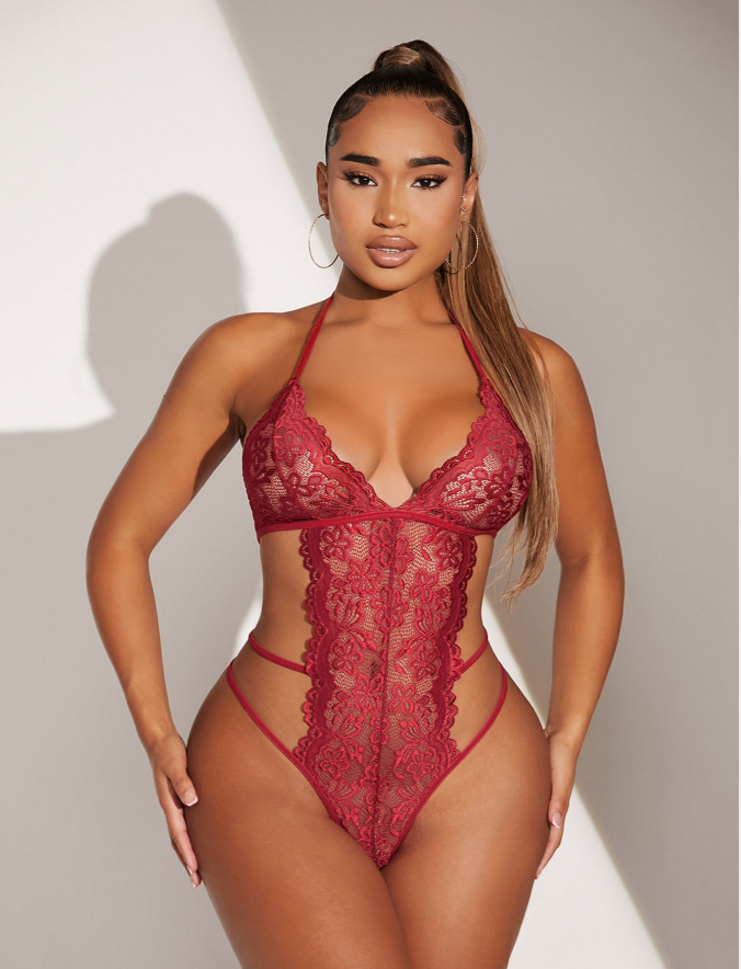 Women’s Fashion Lace Underwear Jumpsuit