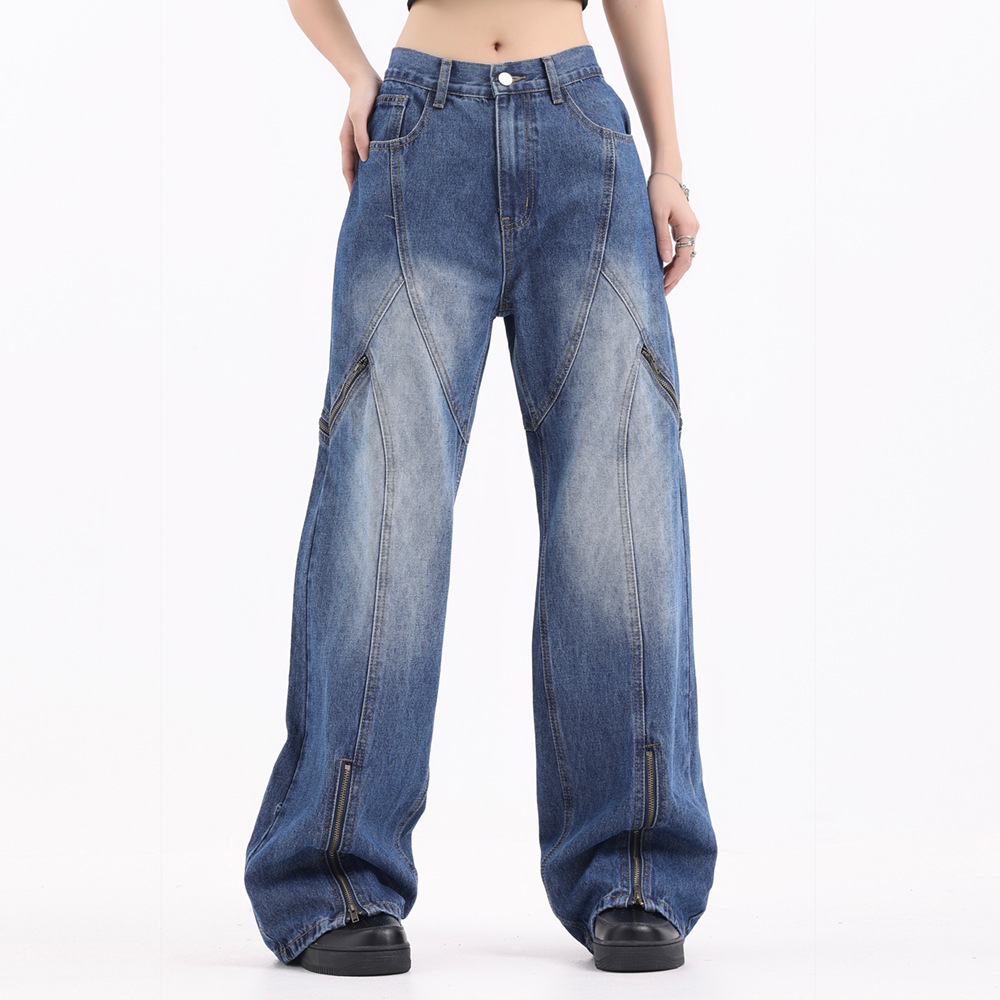 Fashion Personality Wide Leg Jeans Men