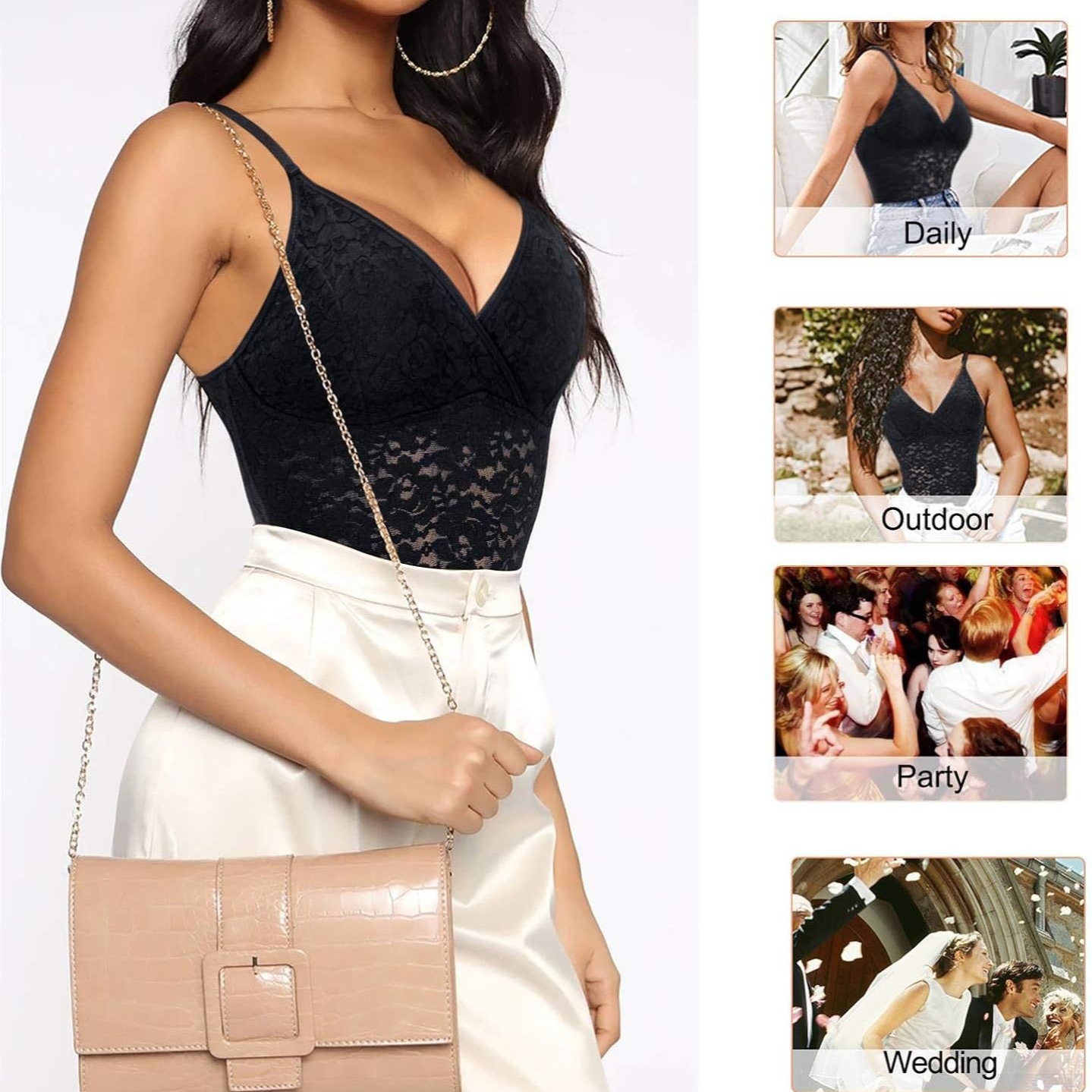 Suspenders Are Similar To Briefs Beautiful Back High-end Body-shaping Corsets