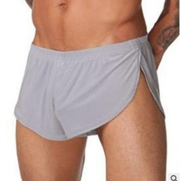 Men’s Underwear Silky Round Edge Sports Underwear Home Shorts