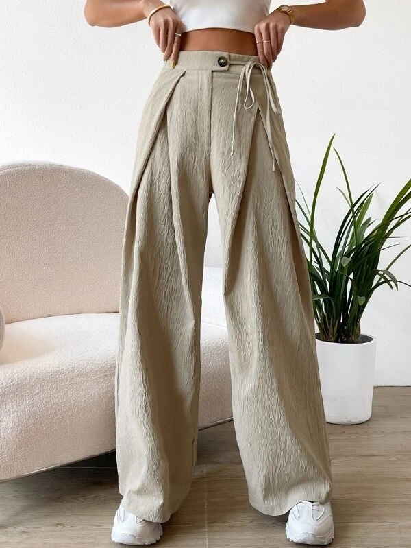 Casual Straight-leg Pants