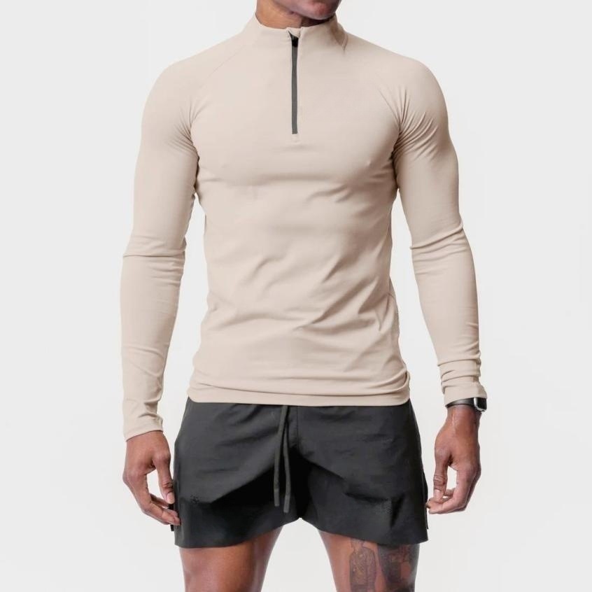 Sports Casual Quick-drying Workout Clothes Men’s Running Long Sleeve T-shirt