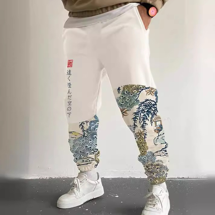 Flag Series Over Plus Plus Size Casual Pants