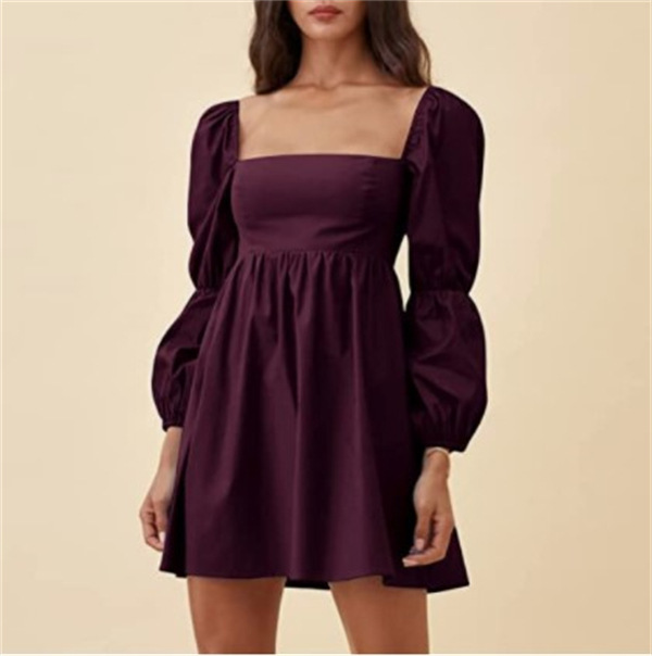 A- Line Casual Short Mini Dress