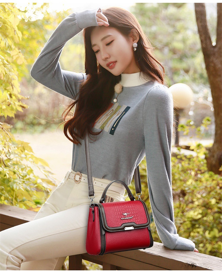 Women’s Shoulder Crossbody Small Square Mother Bag Elegant