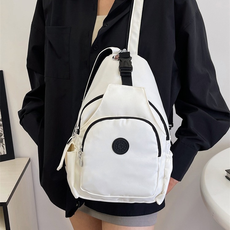 Single Shoulder Crossbody Chest Bag Double Back Large Capacity Women’s Bag