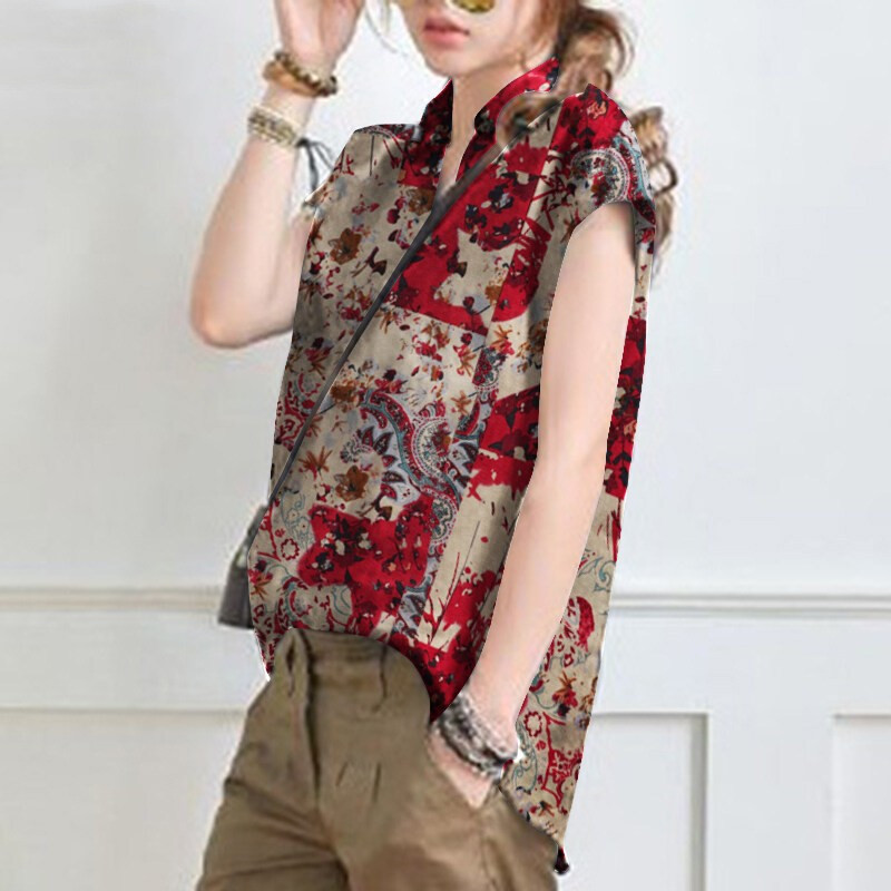 Women’s Printed Short Sleeve Casual Fashion