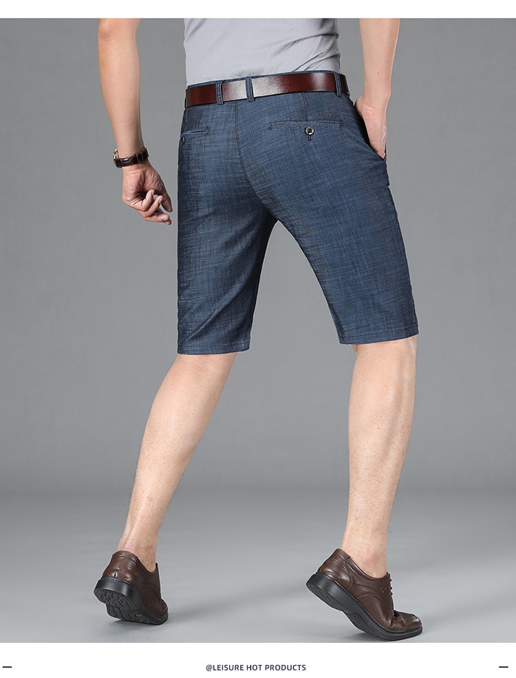 Summer Men’s Loose Thin Denim Shorts