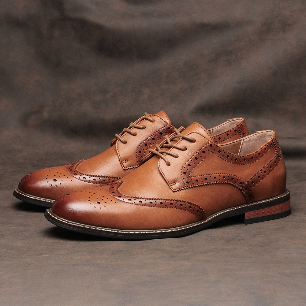 Classic Brogue Business Shoes Men