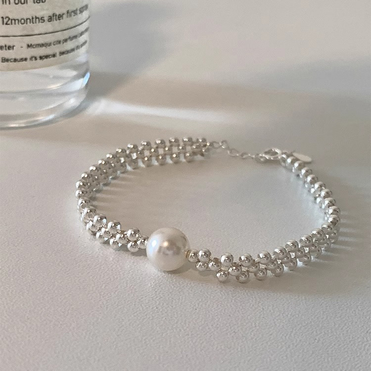 Small Beads Woven Pearl Bracelet For Women Niche Design