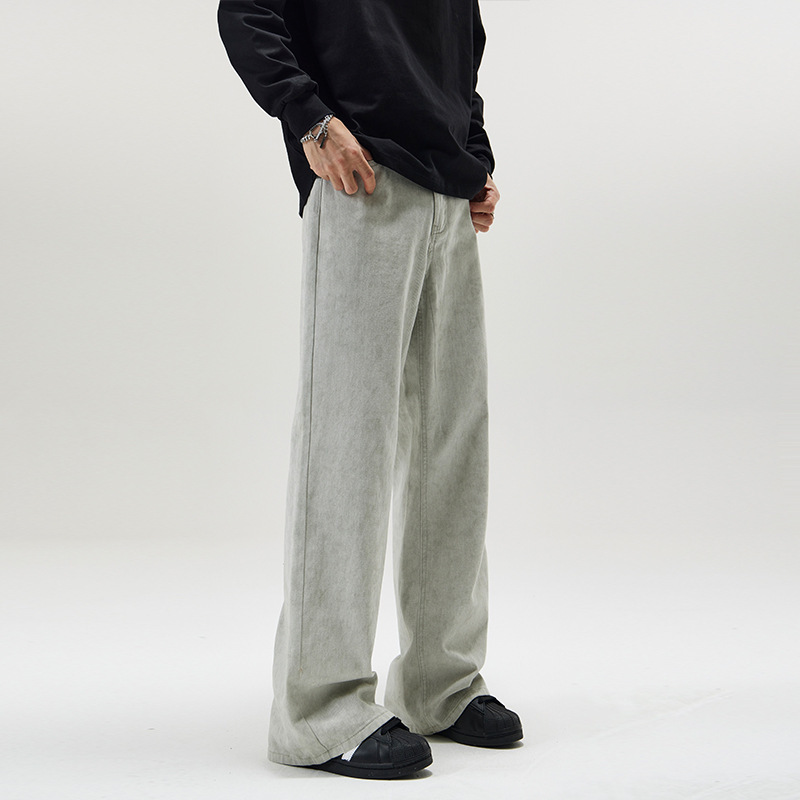 Men’s Marble Dark Pattern Casual Trousers