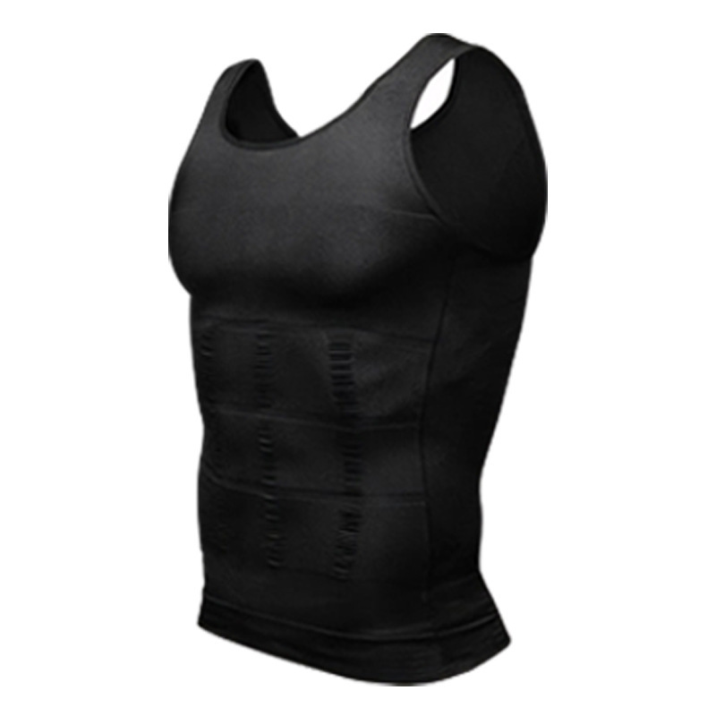 140D Men’s Body Shapers Fitness Vest Sports Body