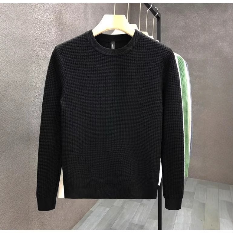 Loose Round Neck Sweater Men’s Knitted Shirt