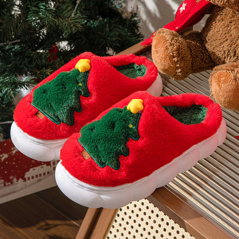 Christmas Tree Women’s Home Slippers