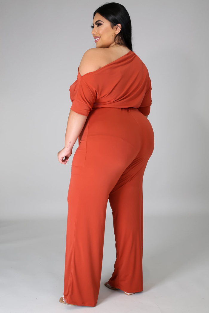 Women’s Plus Size Jumpsuit Women’s High Waist  Jumpsuit