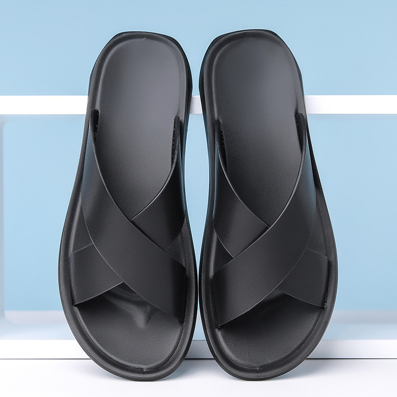 Men’s Leather Summer Casual Slippers