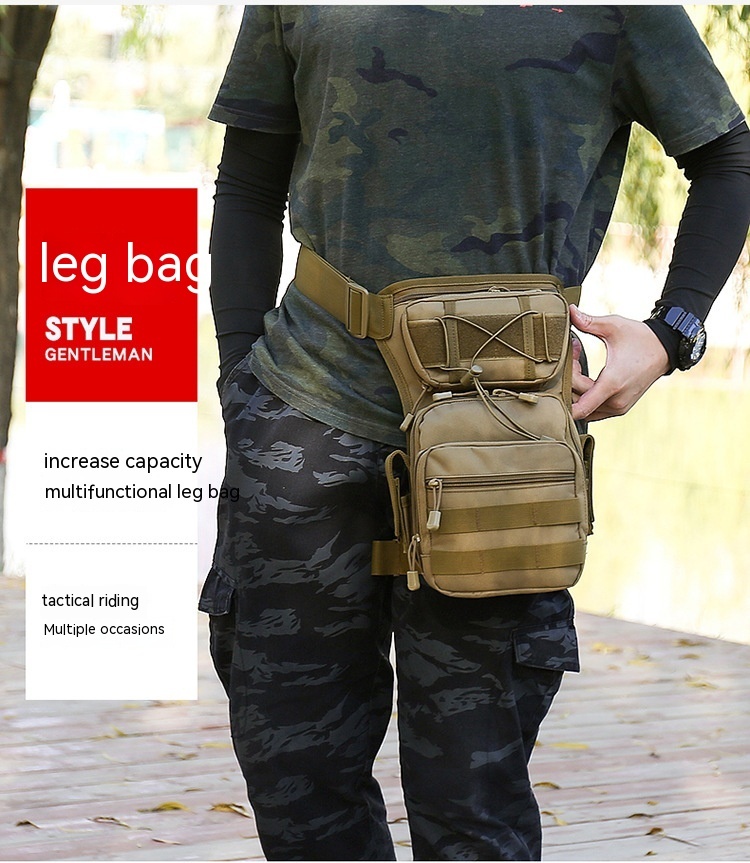 Multifunctional Mobile Waist Bag Men’s Outdoor Tactics Leg Bag