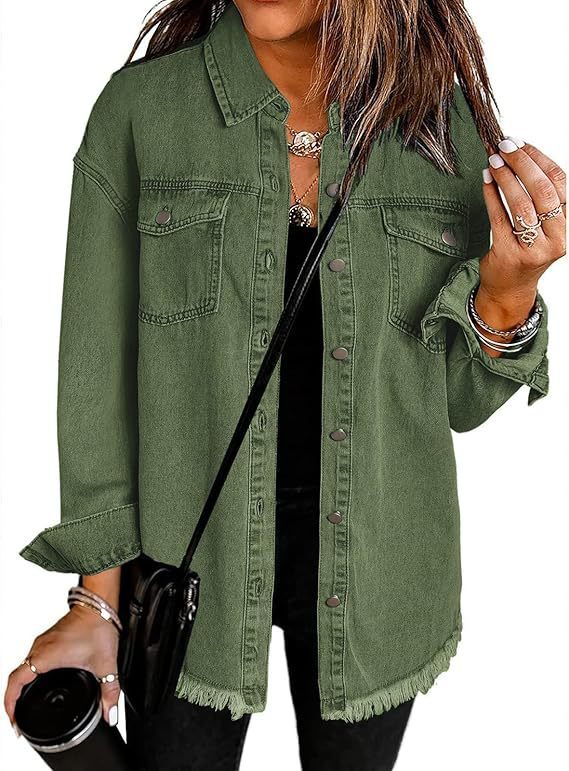 Fashion Denim Jacket Women’s Button Shirt