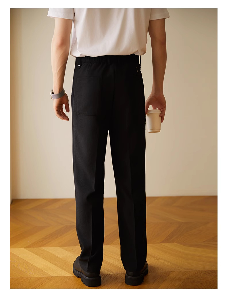 Straight Casual Long Pants Men’s Thin