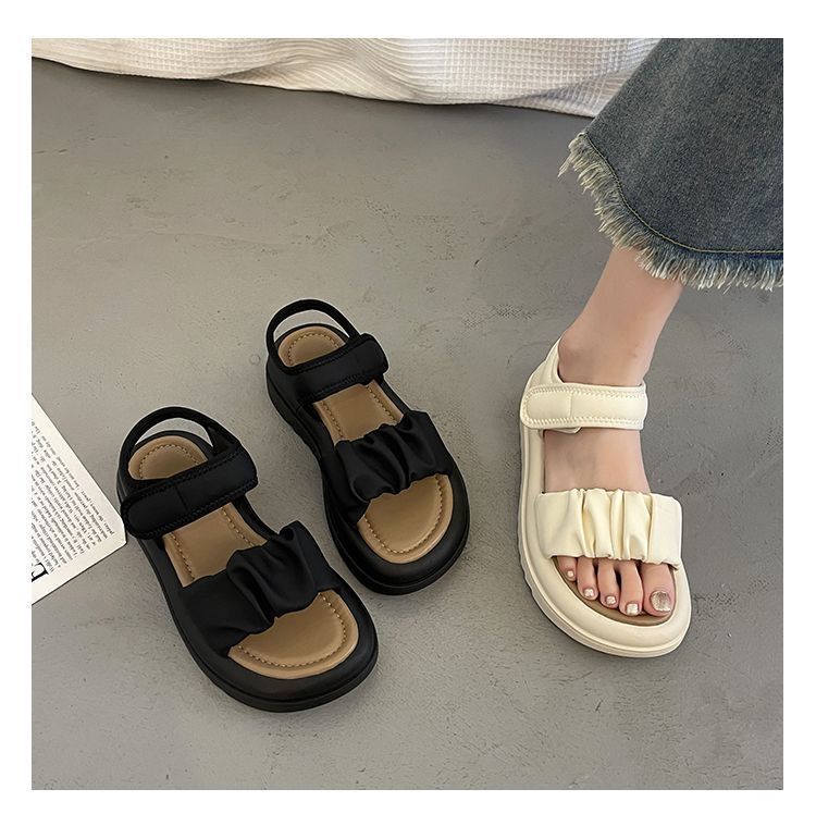 Sports Summer New Roman Sandals For Women Wear Thick Soles