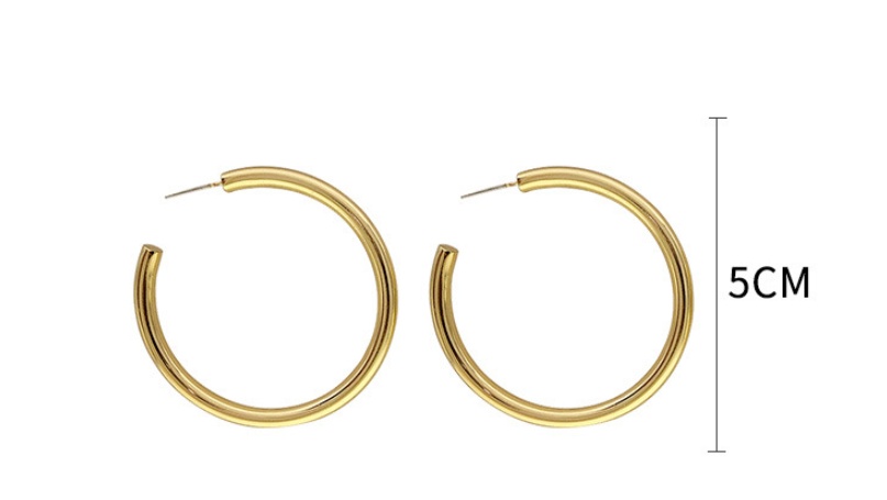 Gold Chunky Hoop Earrings