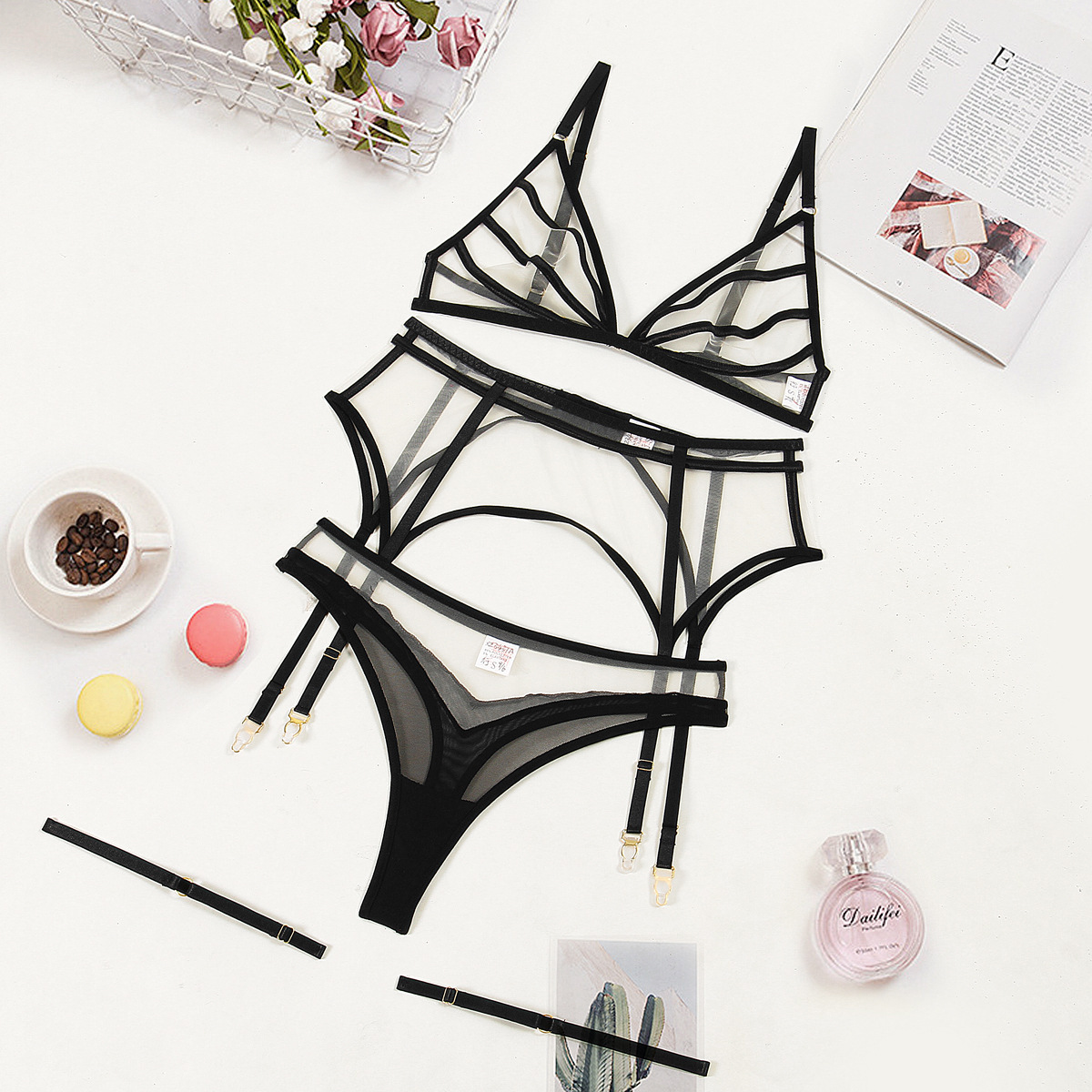 Summer New Triangle Cup Sexy Lingerie Suit