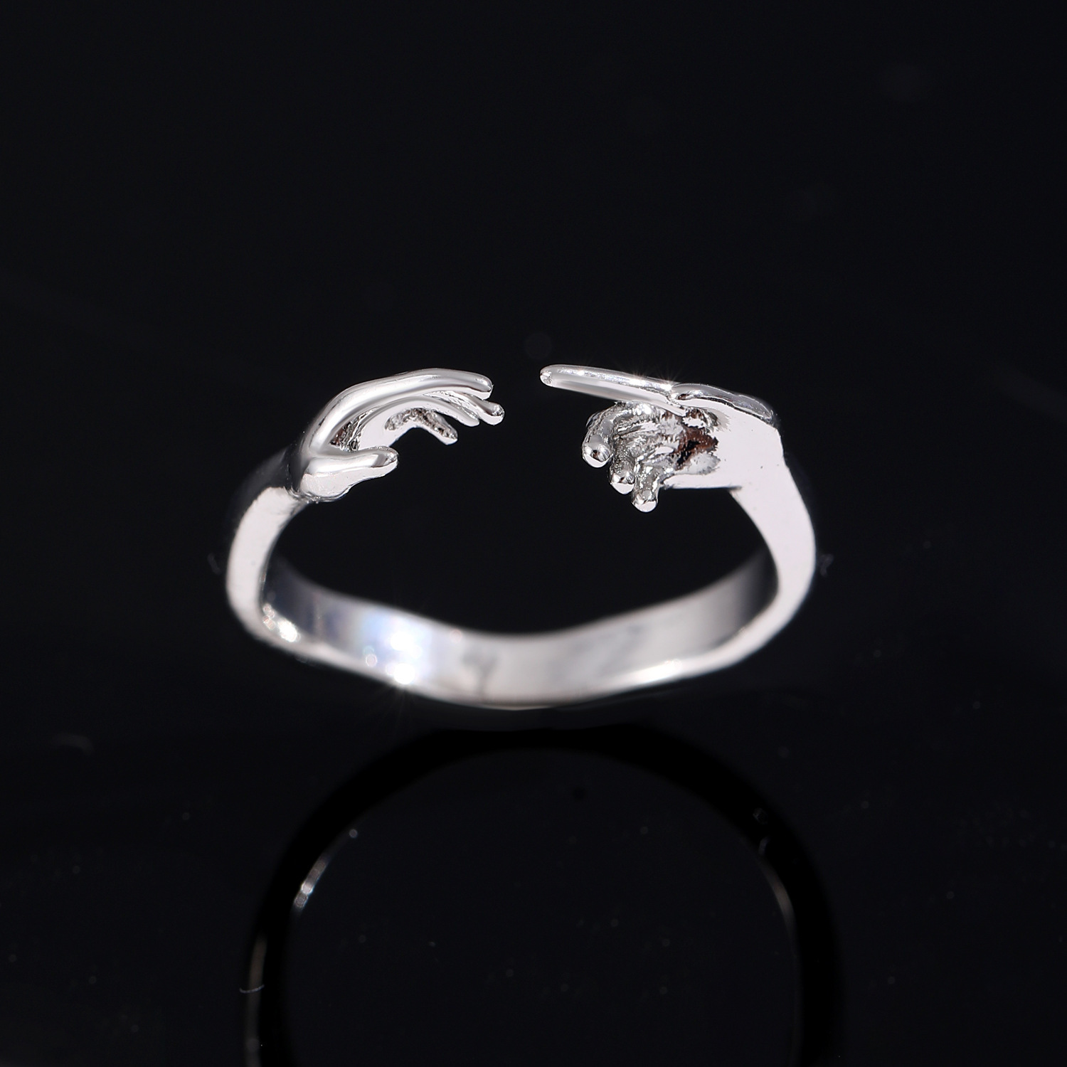 Opening Adjustable Two-hand Rings Fashion Personality Ring For Valentine’s Day Jewelry