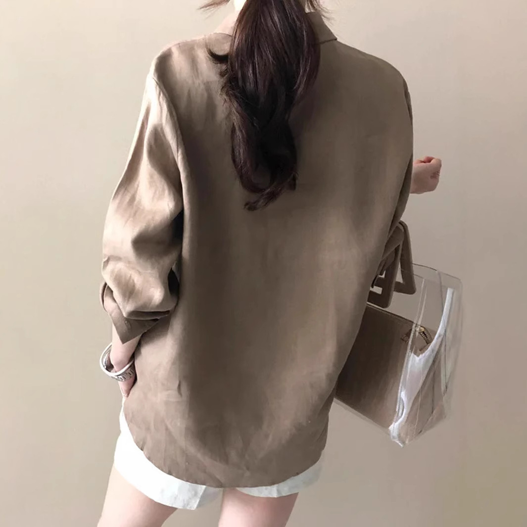 Autumn And Winter New Long Sleeve Shirt Women’s Loose All-matching