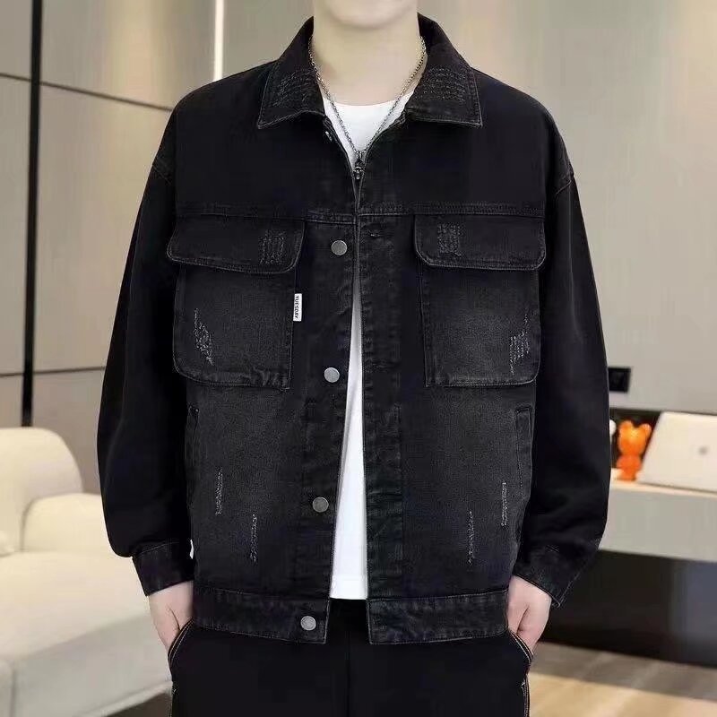 Denim Coat Men’s Spring And Autumn New Loose Top