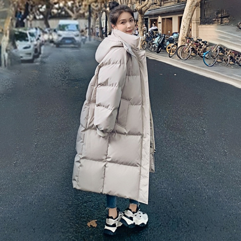 Winter New Mid-length Loose Hong Kong Style Bread Coat Cotton-padded Coat