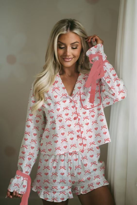 Printed Ladies Two-piece Set Homewear