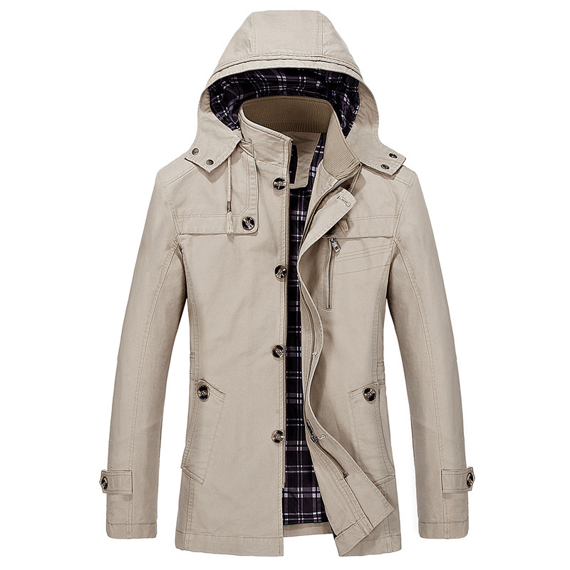 Spring And Autumn New Jacket Men’s Trench Coat